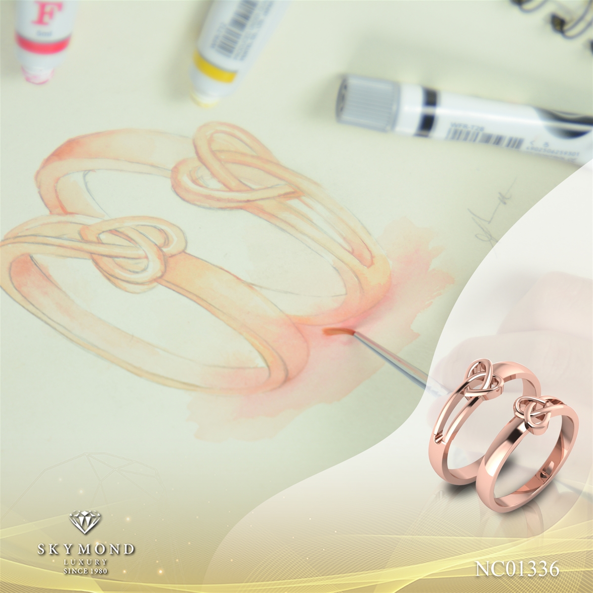 Nhẫn cưới “The Eternity” - Skymond Luxury