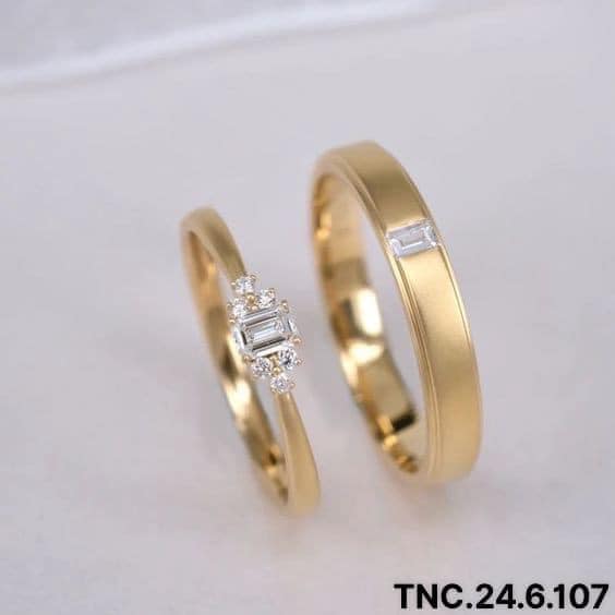 mẫu nhẫn cưới phong cách tối giản đẹp-1