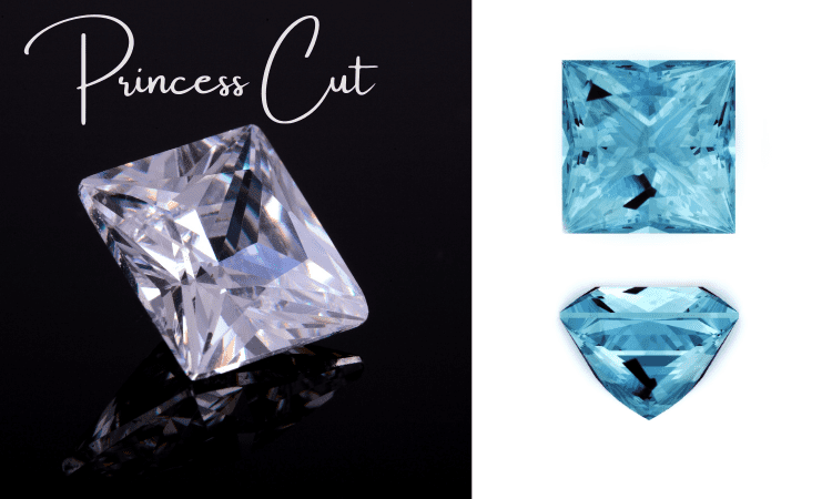 đá mài hình Princess Cuts